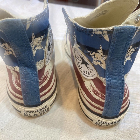 Converse Chuck Taylor All Star High Chili Paste/Blue/White 149496f Men Size 6 W8 - Picture 5 of 8